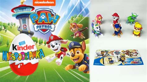 paw patrol kinder surprise.